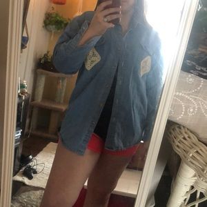 Vintage Jean jacket/blouse